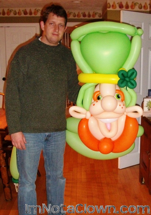 Here's a shot so you can see how big the face was.