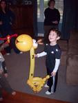 A large giraffe