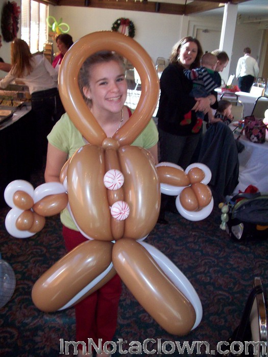 Gingerbread Man - Peek Through