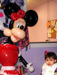 She just visited Disneyworld, so for her Birthday, her parents got Minnie to visit her.
