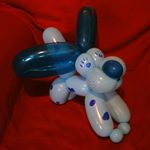 Blue Balloon Puppy Dog