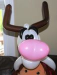 Balloon Cow Hat