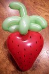A simple Balloon strawberry
