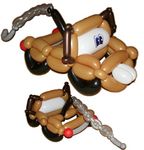Balloon Cartoon Tow Truck