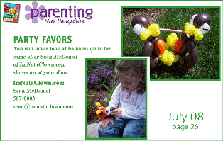 Parenting NH ImNotaClown.com Balloons